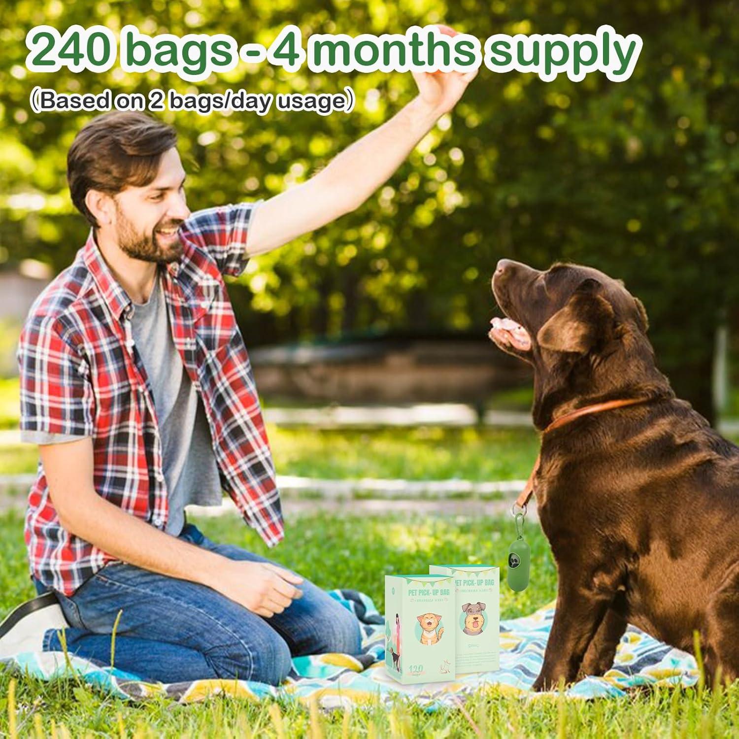 Bolsas Biodegradables para Desechos de Mascotas Lemical 240 Unidades