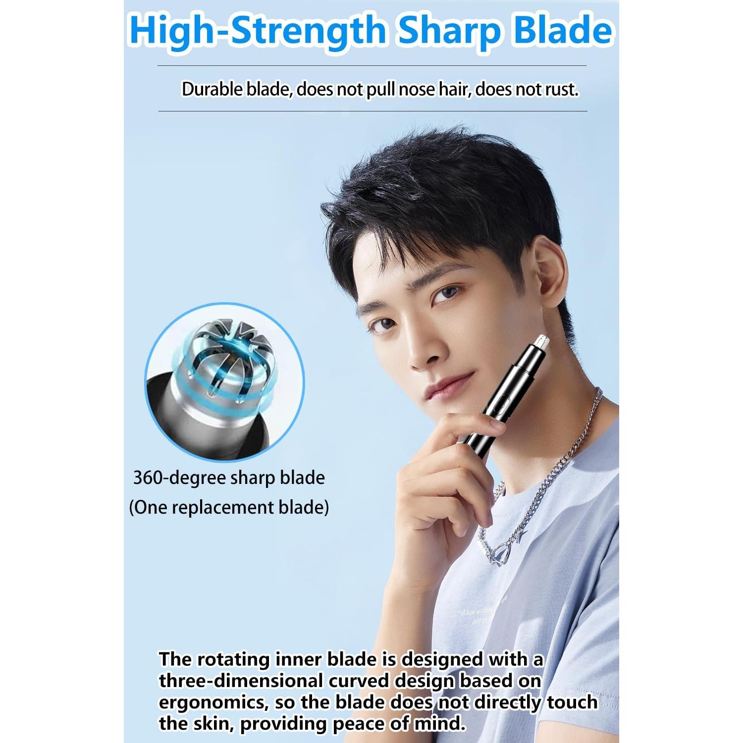 Recortador de Vello Nasal HILIYOT NTS-01 USB-C Indoloro