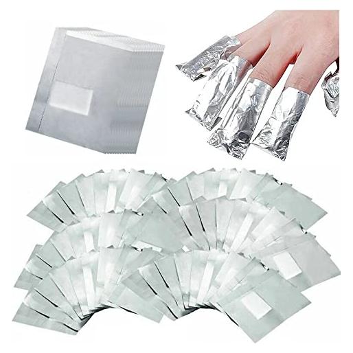 400 Piezas Envolturas de Aluminio Rvetol para Esmalte