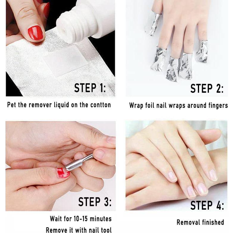 400 Piezas Envolturas de Aluminio Rvetol para Esmalte