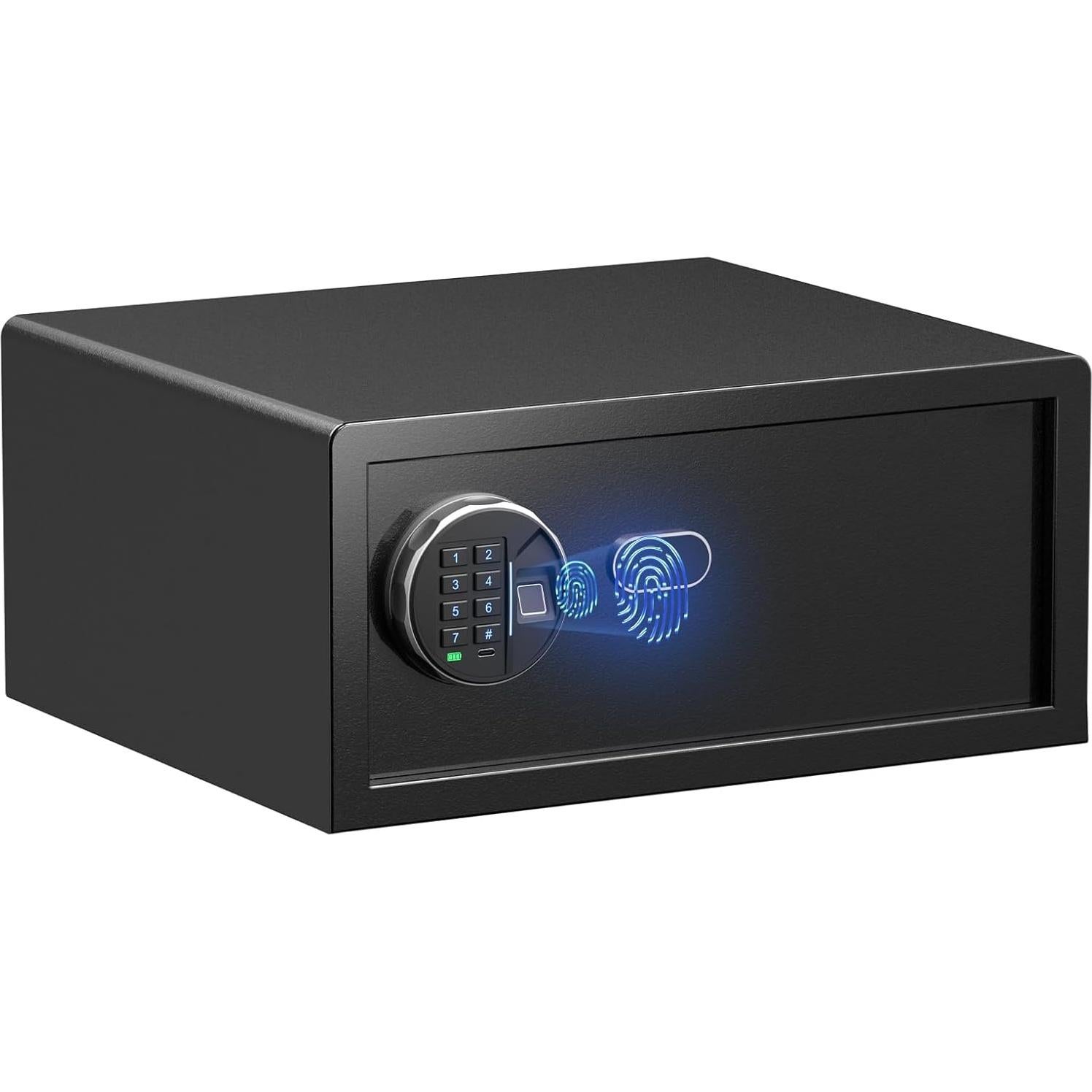 Caja Fuerte Biométrica Grimtron 1.13 Pies³ con Teclado LED