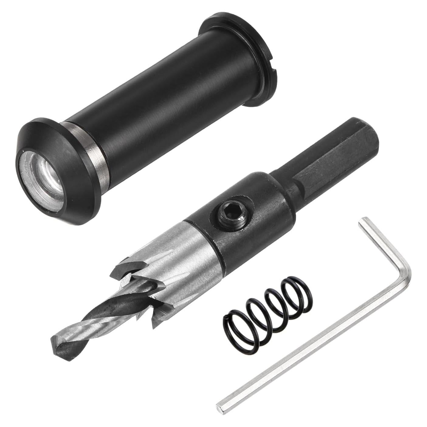 Mirilla de Puerta PATIKIL 180 Grados Aleación de Zinc Negro