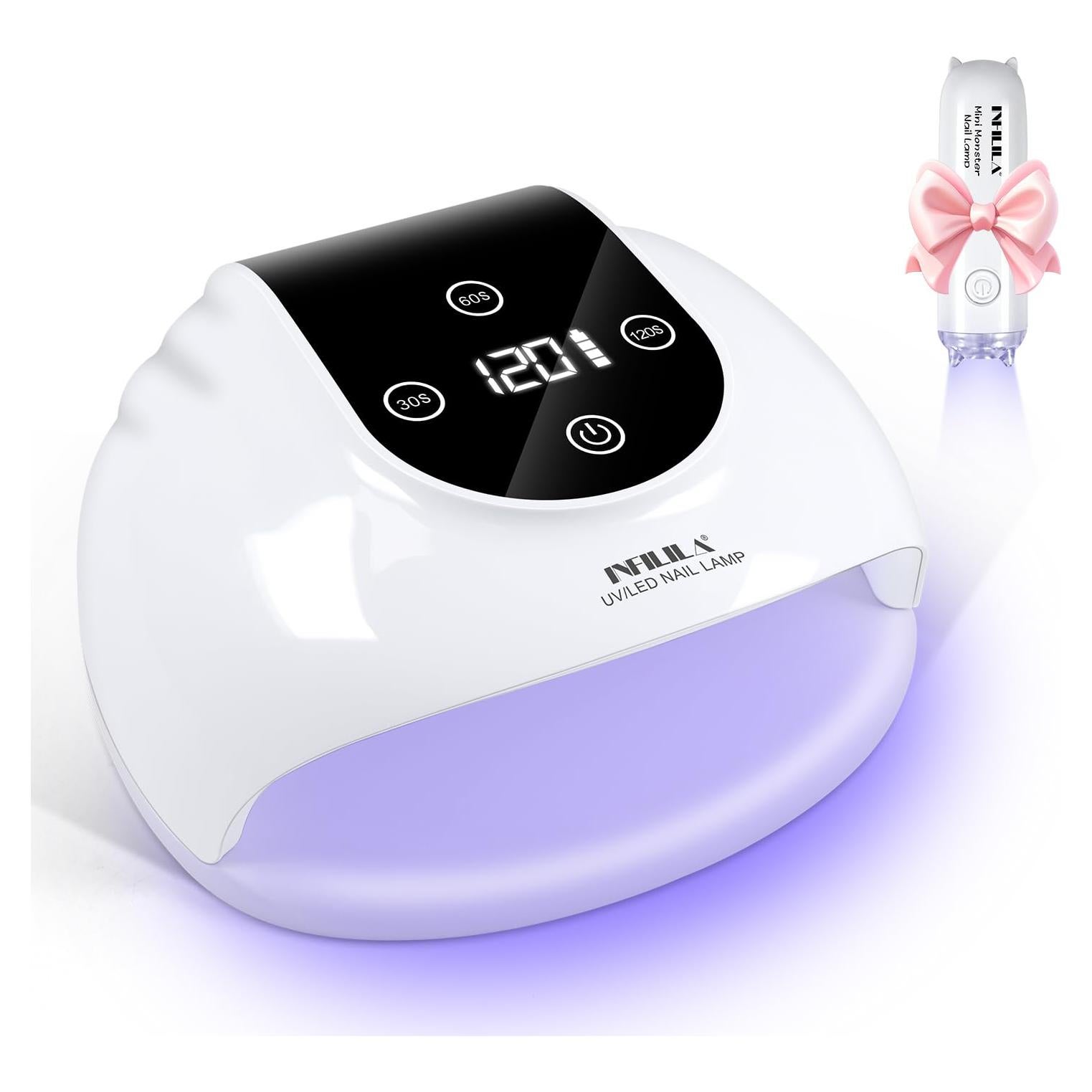 Lámpara de Uñas Inalámbrica NXJ INFILILA 268W UV Recargable