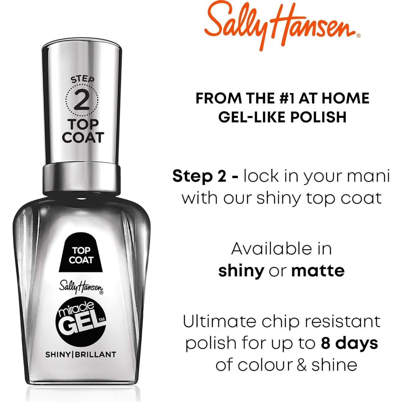 Esmalte de Uñas Sally Hansen Miracle Gel 14.79 ml Brillante