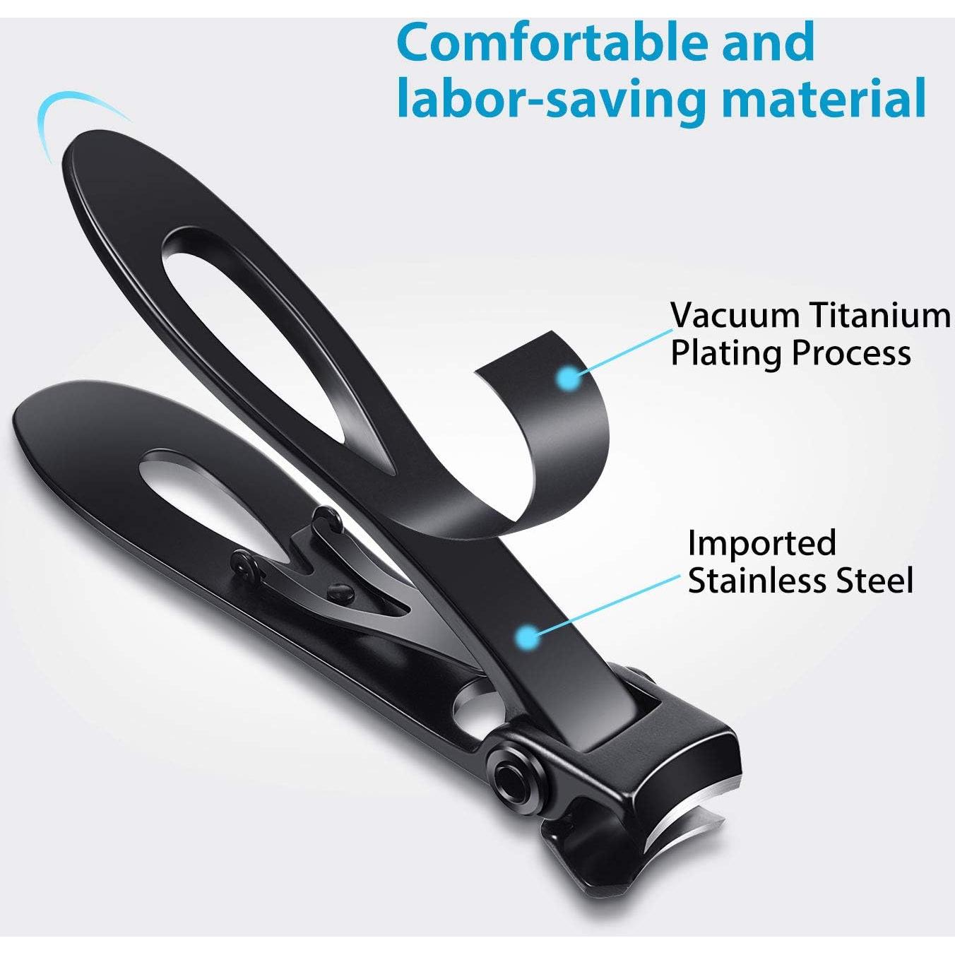 Cortauñas Sobredimensionados Mudder 2 Piezas Acero Inoxidable