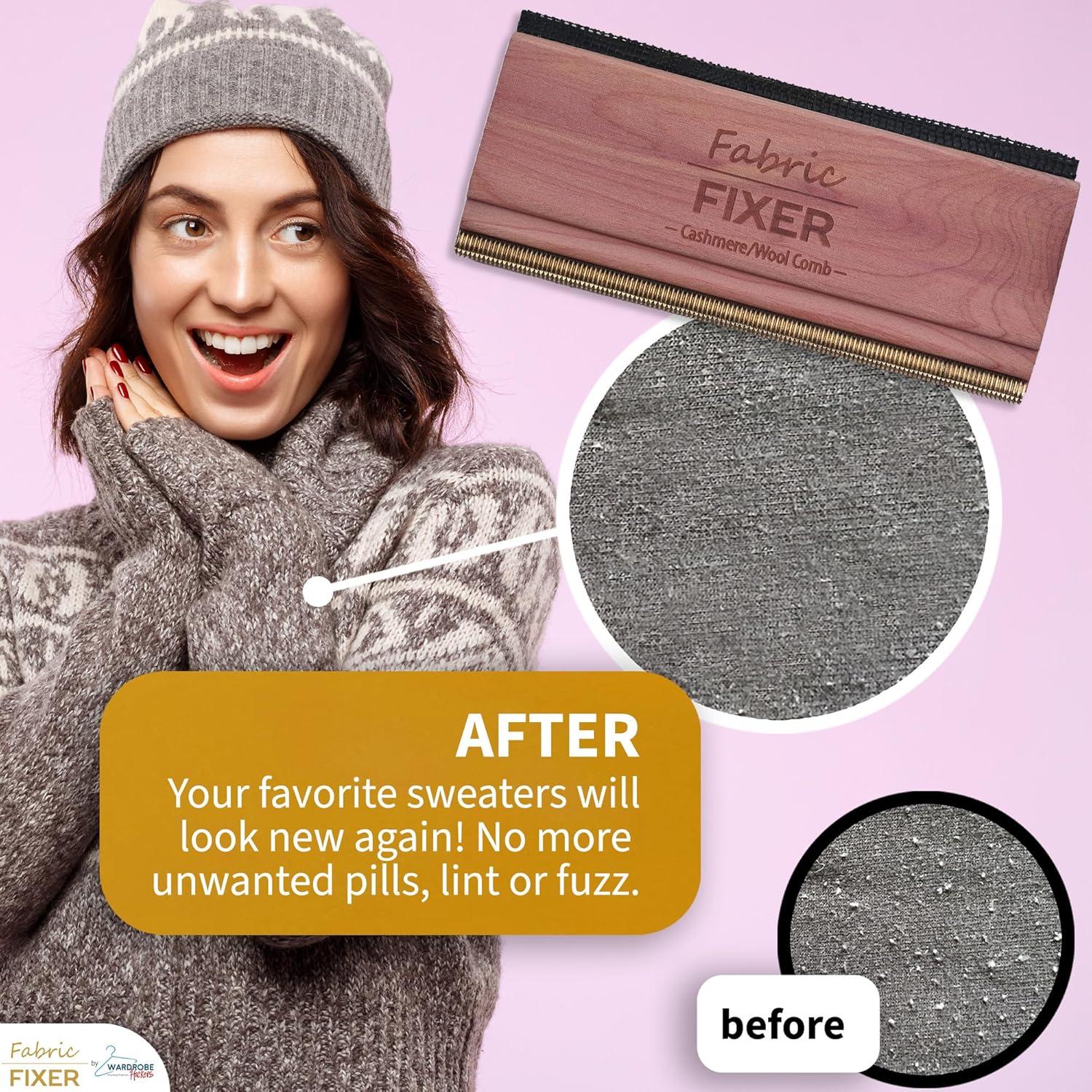 Peine Quitapelusas de Madera de Cedro Wardrobe Hackers