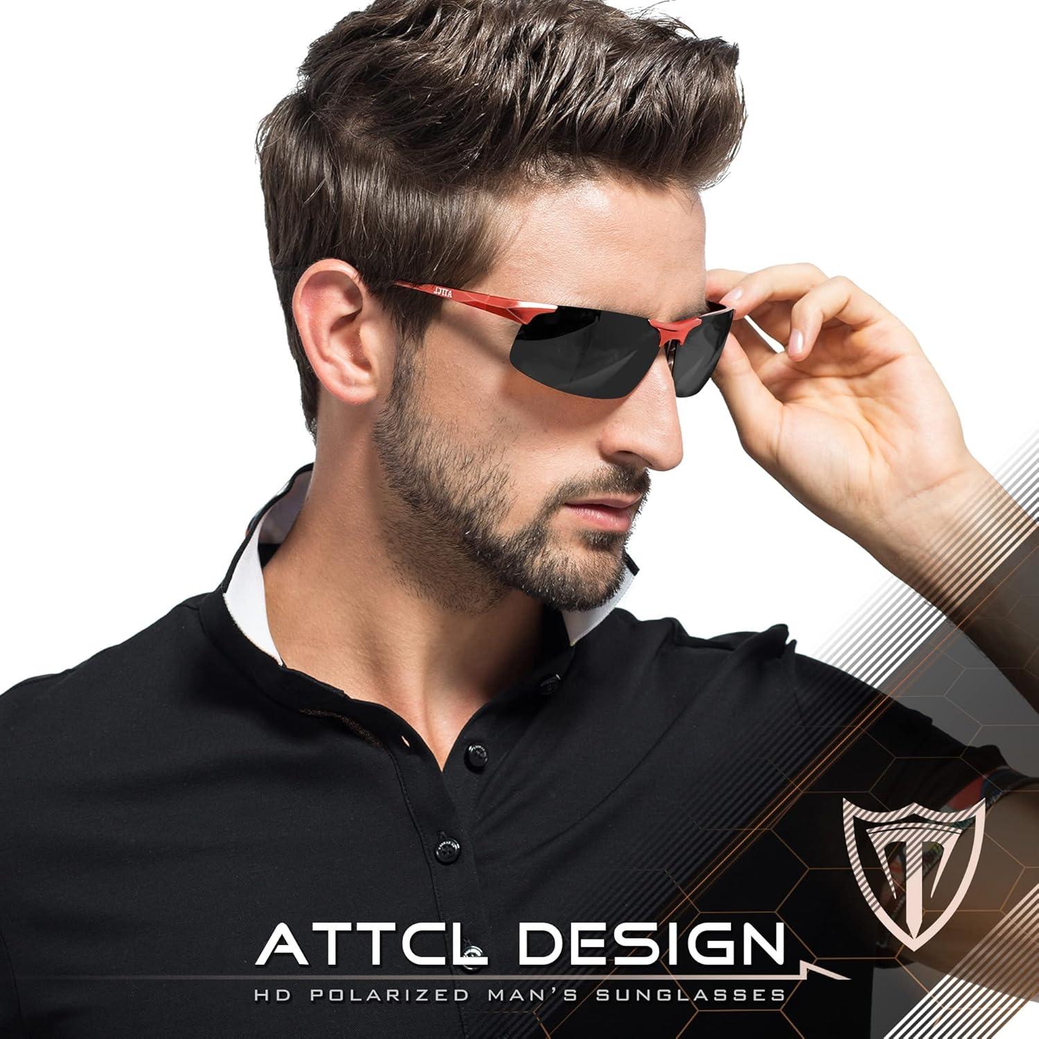 Gafas de sol polarizadas ATTCL - Marco ligero Al-Mg UV400