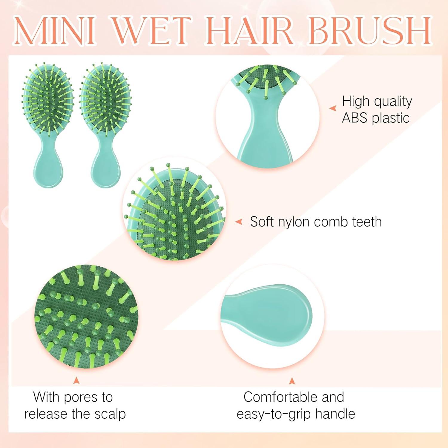 Juego de Cepillos y Peines de Viaje Nuanchu - 12 Piezas