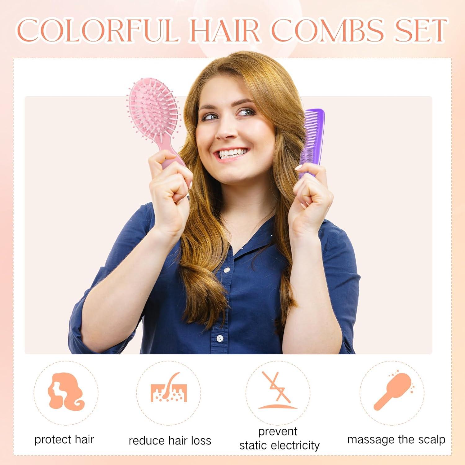 Juego de Cepillos y Peines de Viaje Nuanchu - 12 Piezas