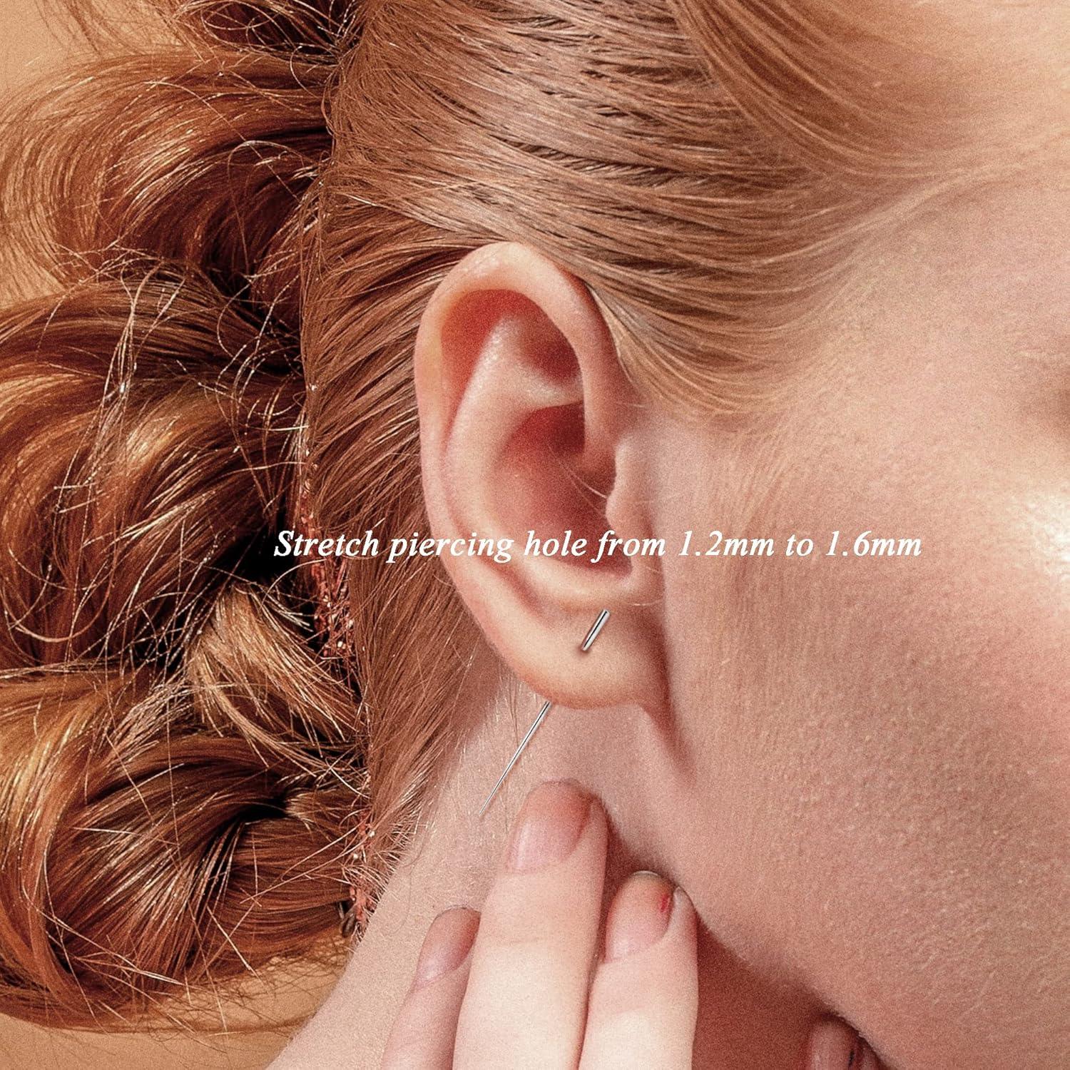 MILACOLATO Punzones de Titanio 14G 16G para Piercing