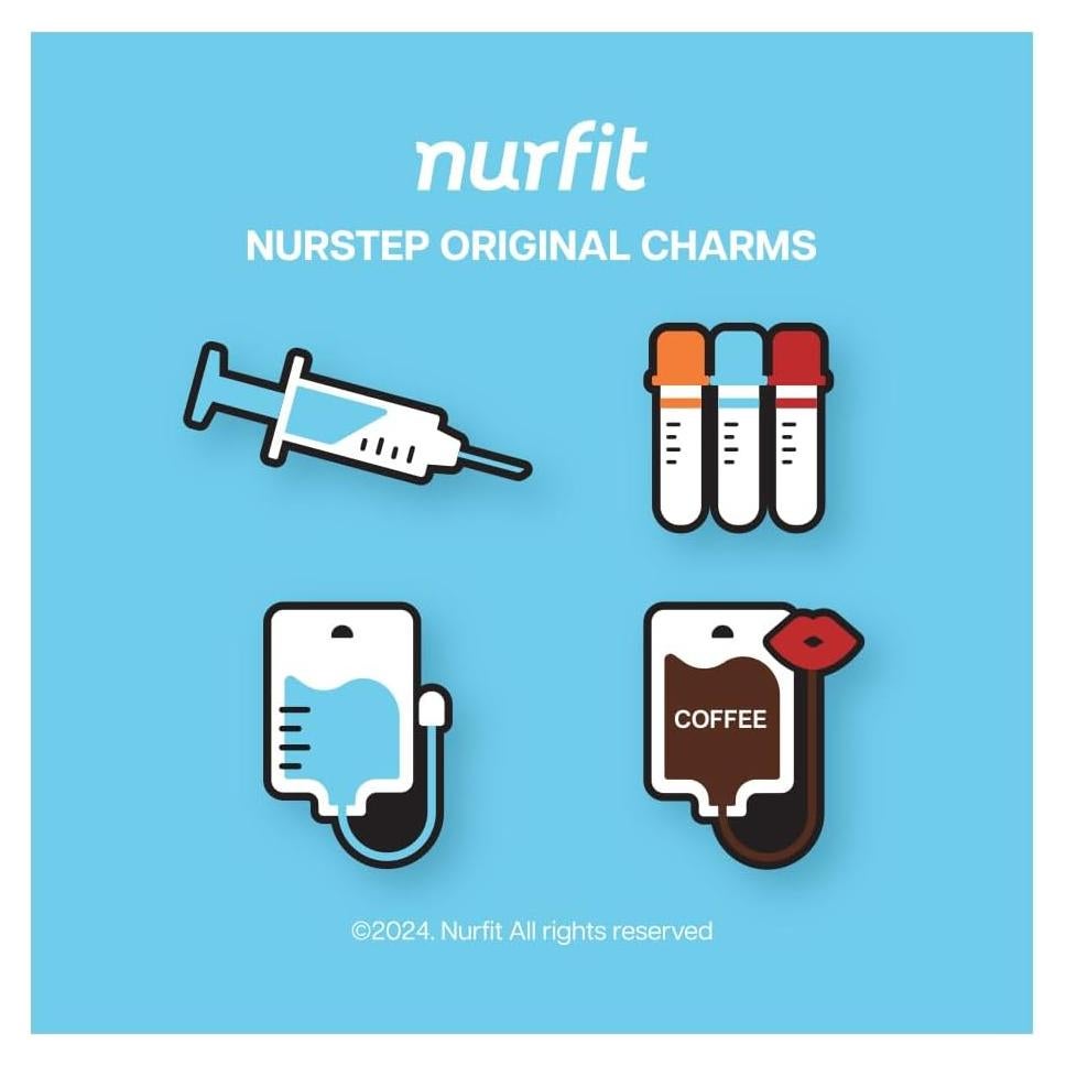 Charms para Zapatos de Enfermería Nurfit - Personaliza Zuecos