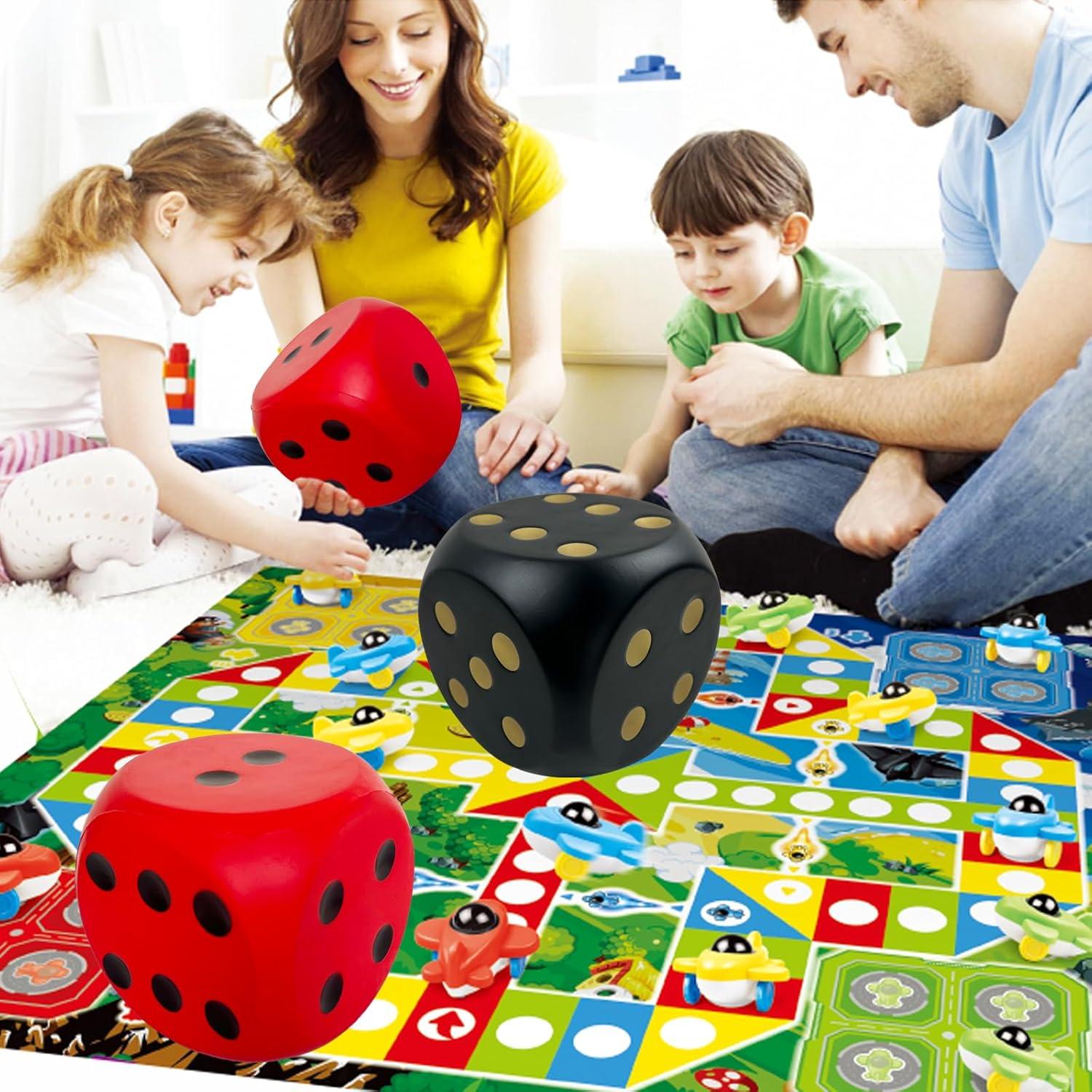 Dados de espuma jumbo Funnysquee 15x15 cm educativos