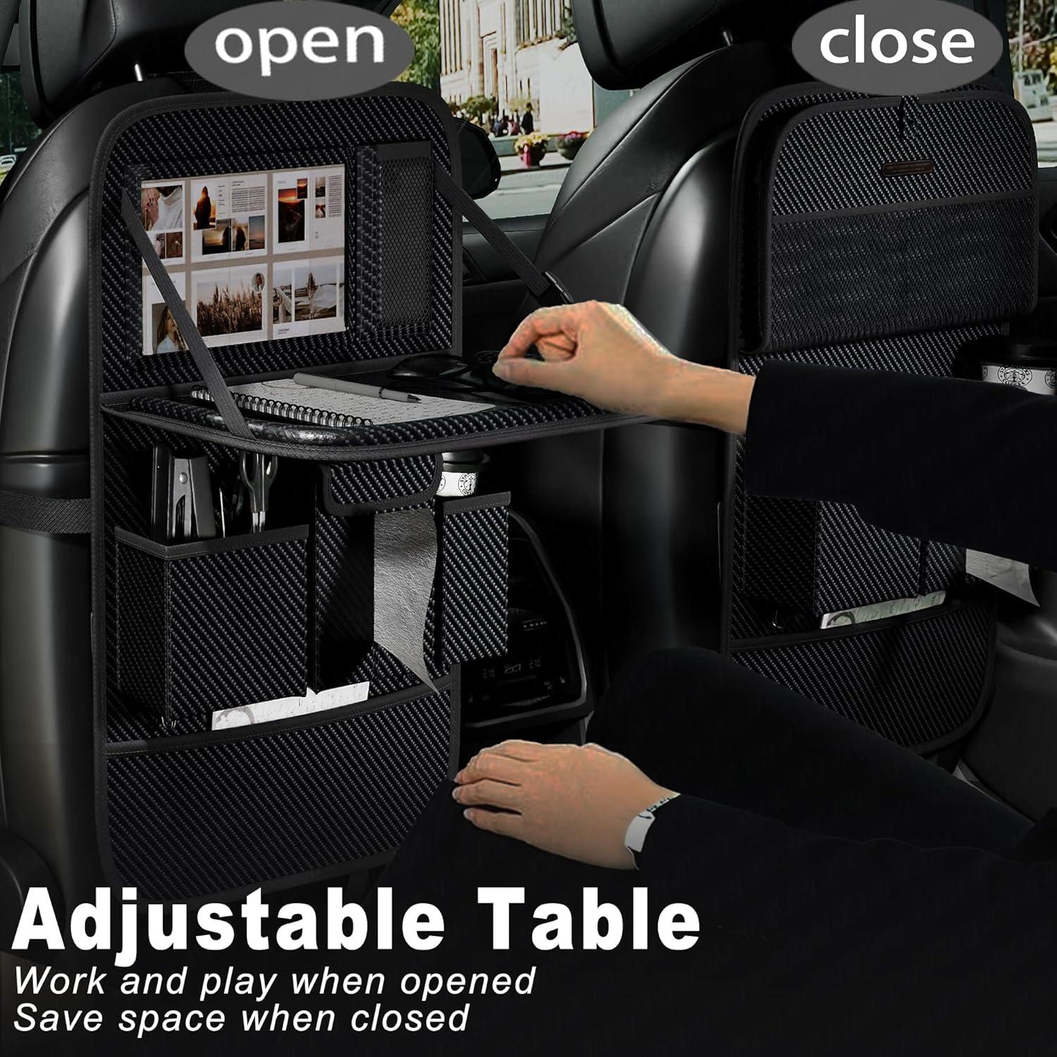 Organizador de Asiento Trasero XDV Fibra de Carbono 1 Pcs