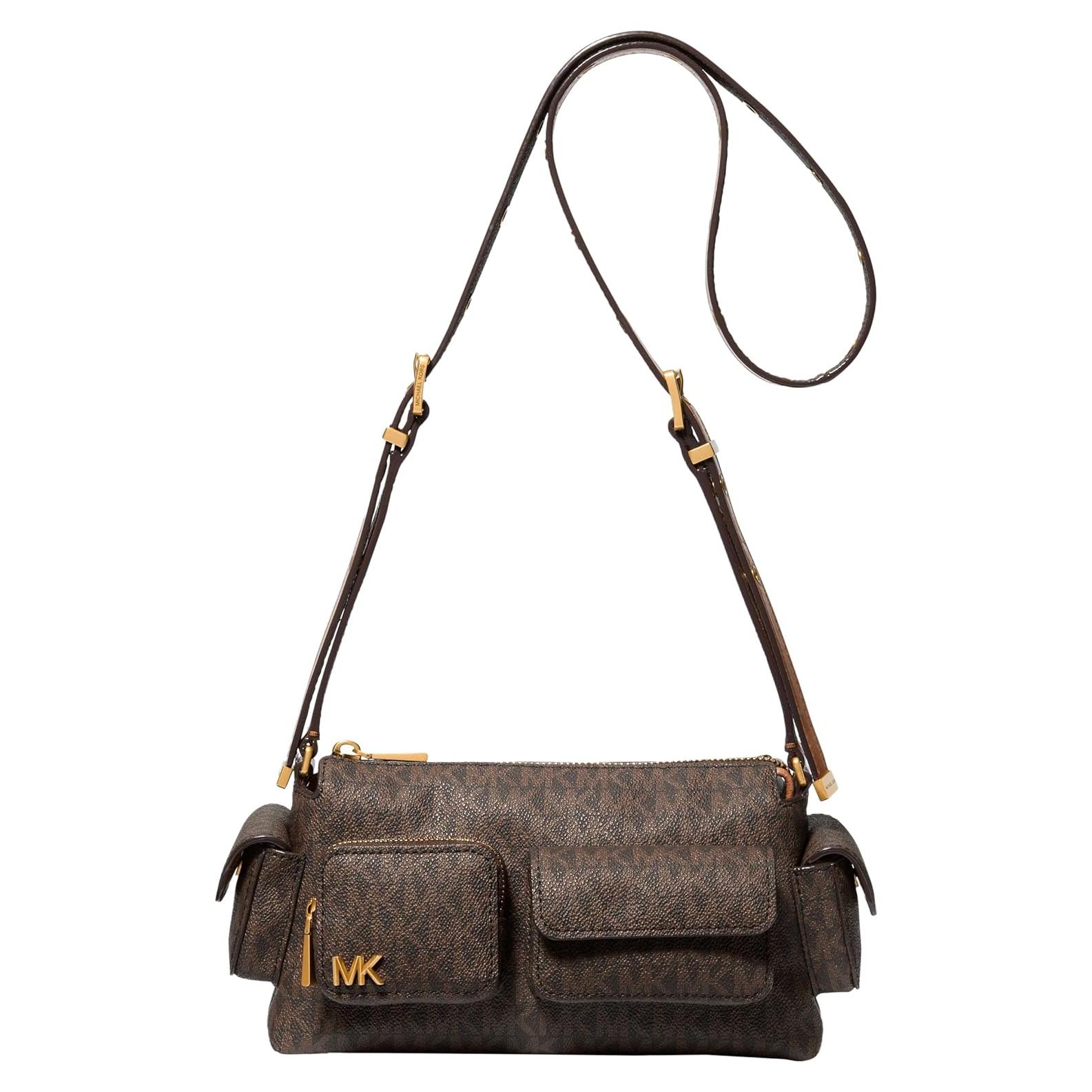 Bolso Cruzado Pequeño Michael Kors Dakota con Bolsillos