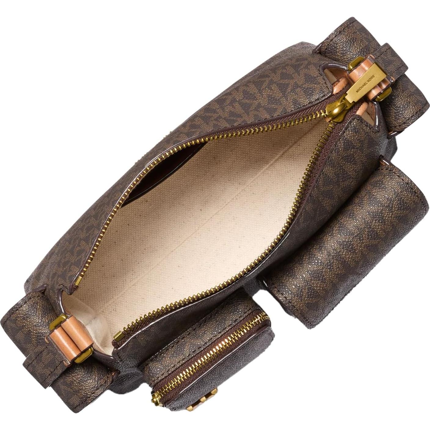 Bolso Cruzado Pequeño Michael Kors Dakota con Bolsillos