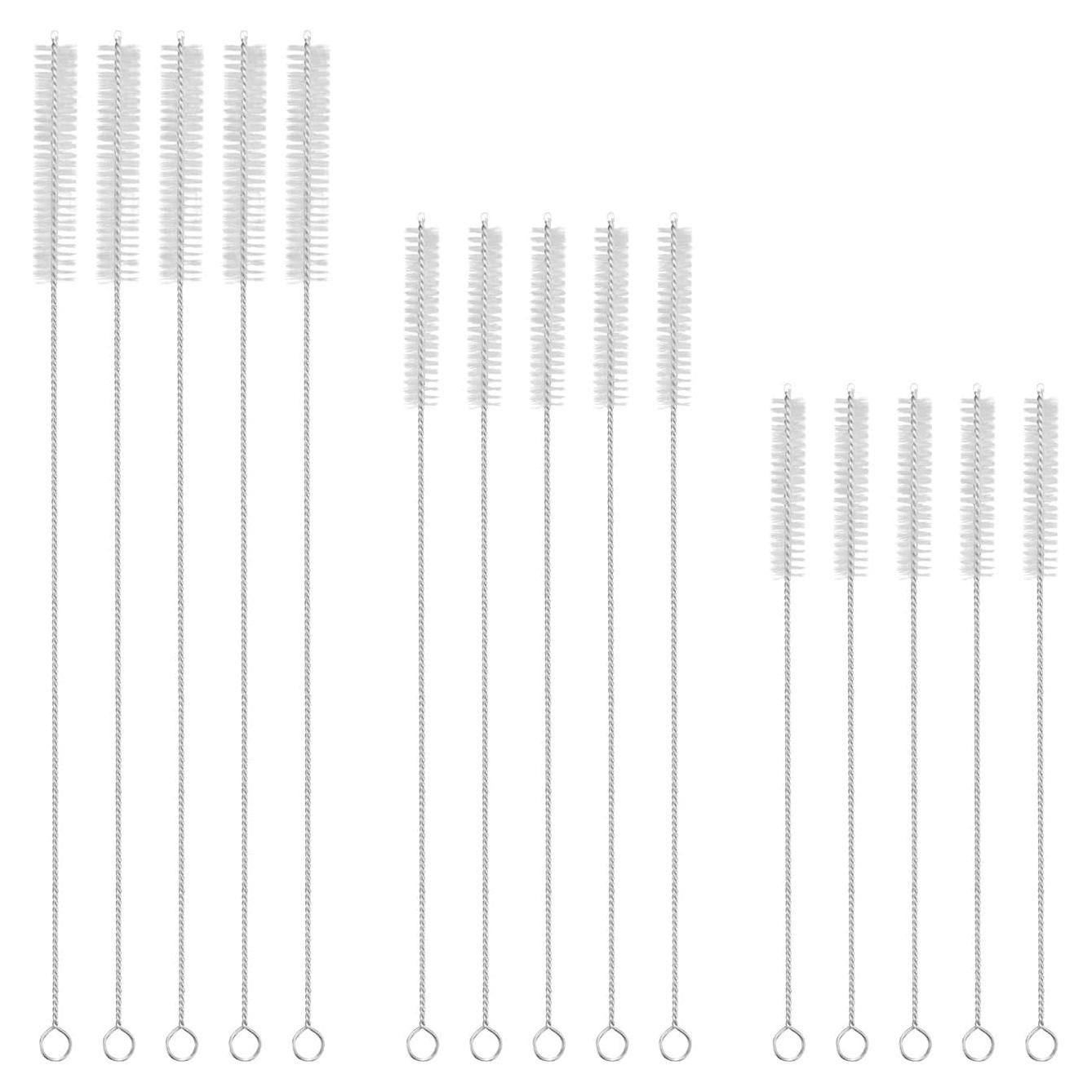 Juego de Cepillos de Limpieza GFDesign - 15 Piezas, Acero Inoxidable y Nylon