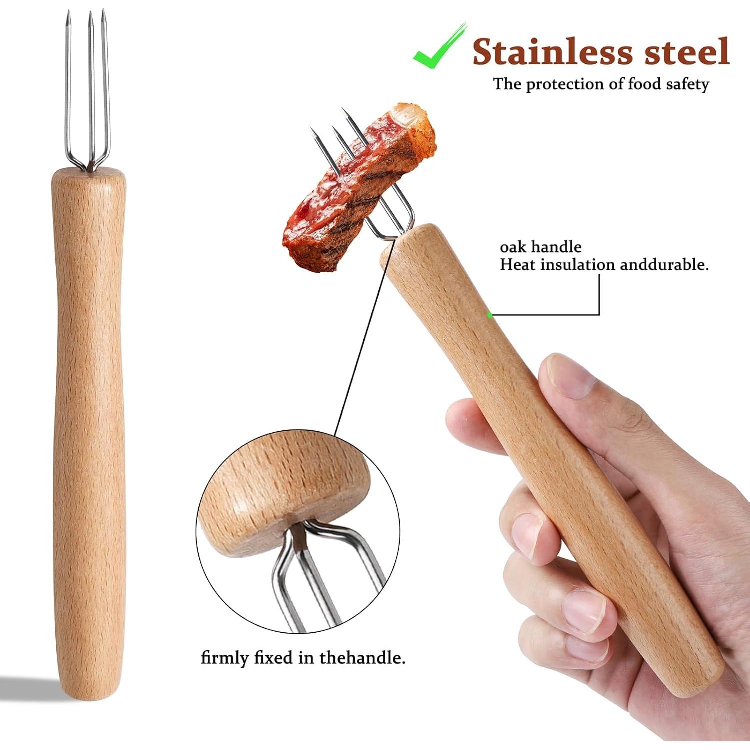 Juego de Sujetadores de Maíz CHWAIKA 12 Piezas Acero Inoxidable