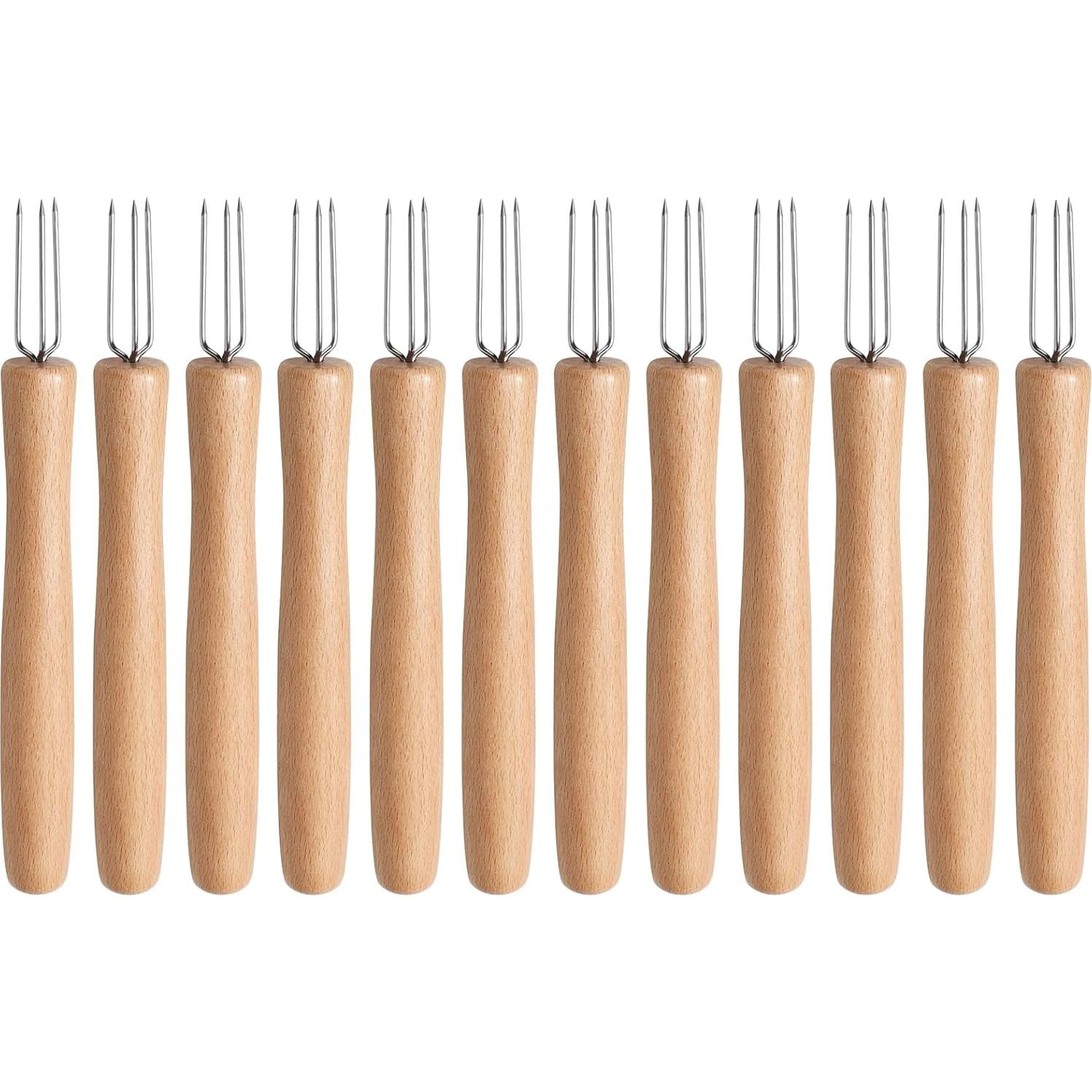 Juego de Sujetadores de Maíz CHWAIKA 12 Piezas Acero Inoxidable