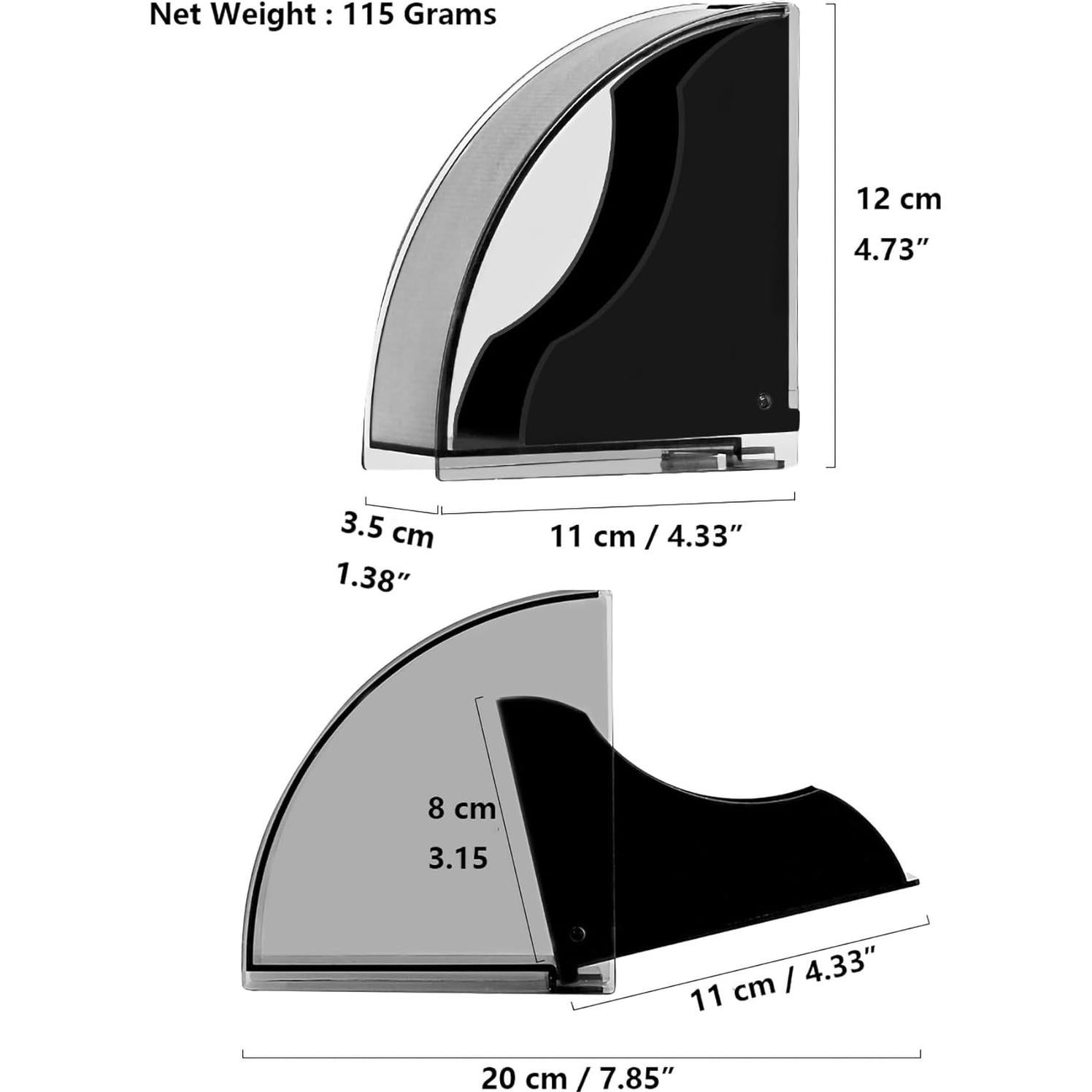 Soporte de Papel para Filtros de Café Kilimazart Negro Brillante