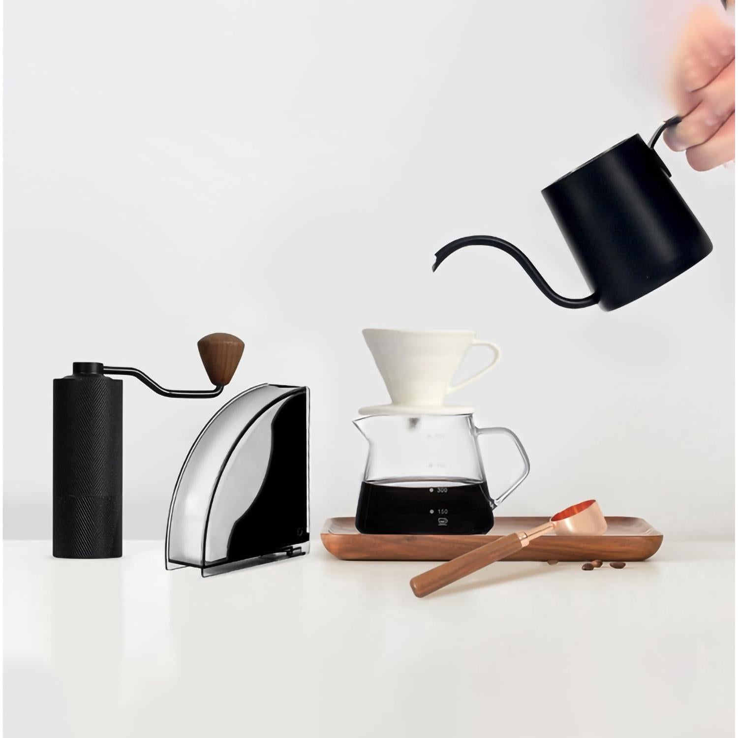 Soporte de Papel para Filtros de Café Kilimazart Negro Brillante