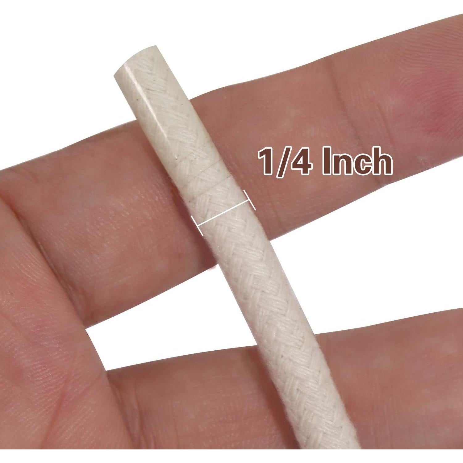 Cuerda de Algodón Natural KEILEOHO 6mm 50 Metros Resistente