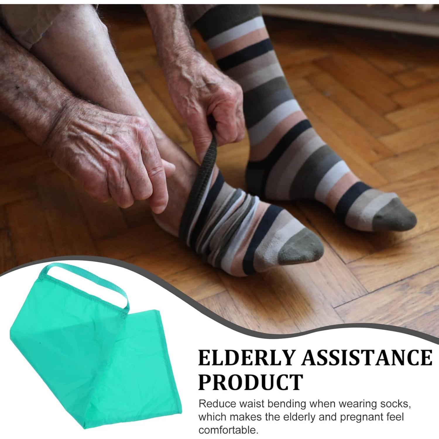 Asistente para Ponerse Calcetines Beavorty - Nailon Verde