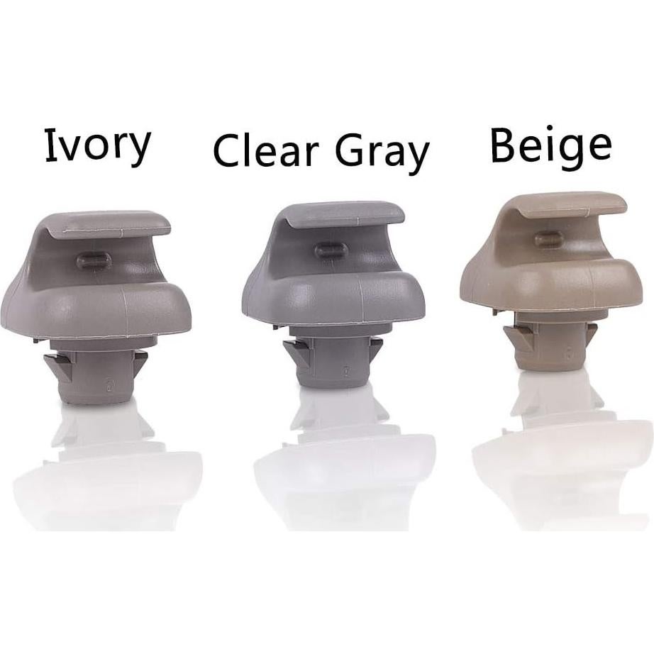 Clip Gancho Visera de Sol Beige Runmade para Honda Accord Civic CRV