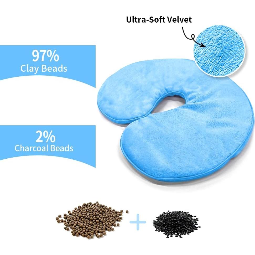 Mascarilla Calentadora Facial Conbella 26x23cm Alivio Dolor