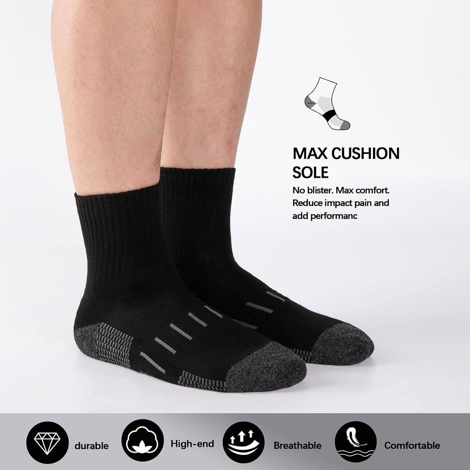 Calcetines Deportivos Heatuff para Hombre hasta el Tobillo - 8 Pares