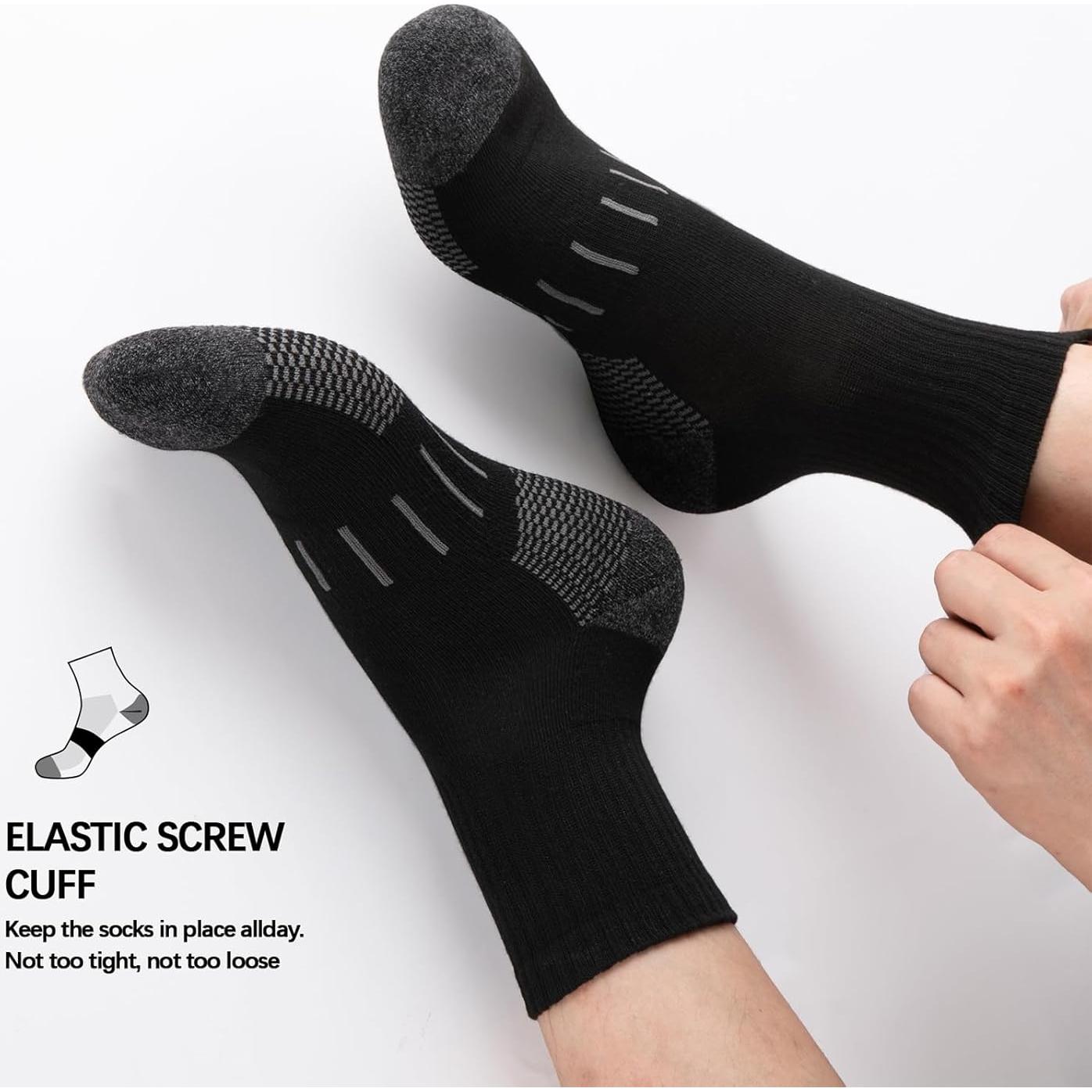 Calcetines Deportivos Heatuff para Hombre hasta el Tobillo - 8 Pares