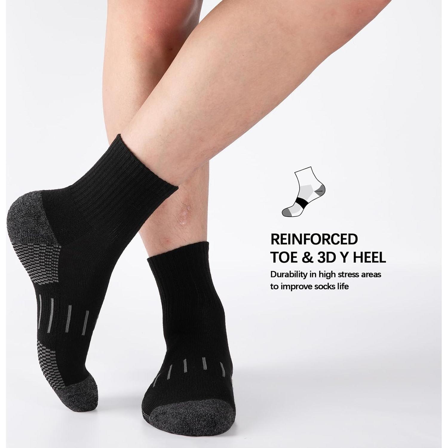 Calcetines Deportivos Heatuff para Hombre hasta el Tobillo - 8 Pares