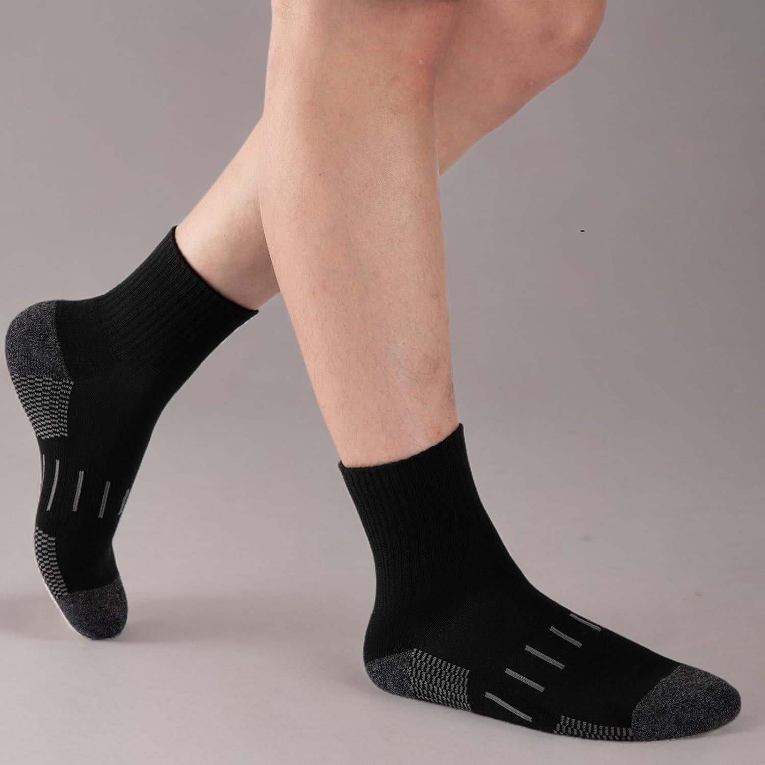Calcetines Deportivos Heatuff para Hombre hasta el Tobillo - 8 Pares