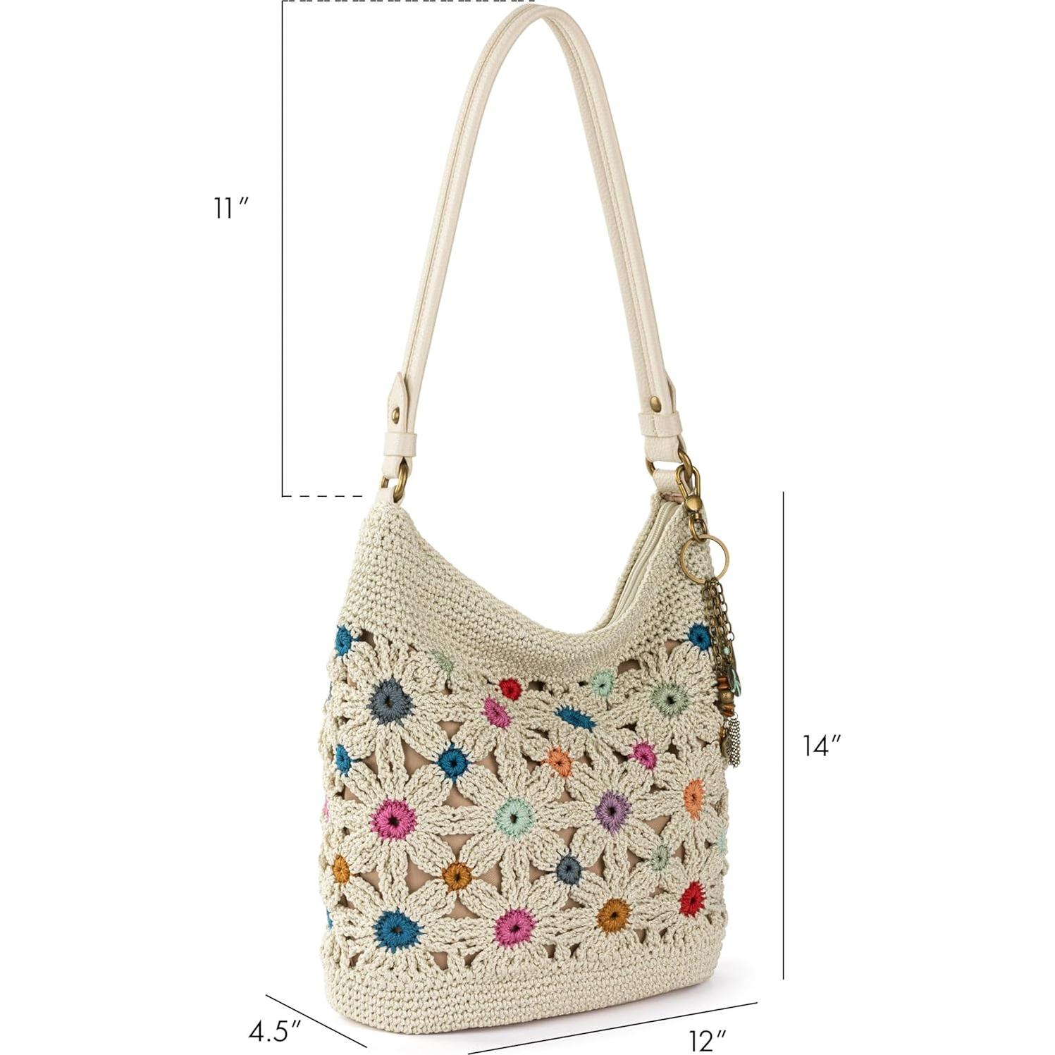 Bolsa Hobo The Sak Sequoia para Mujeres en Ganchillo