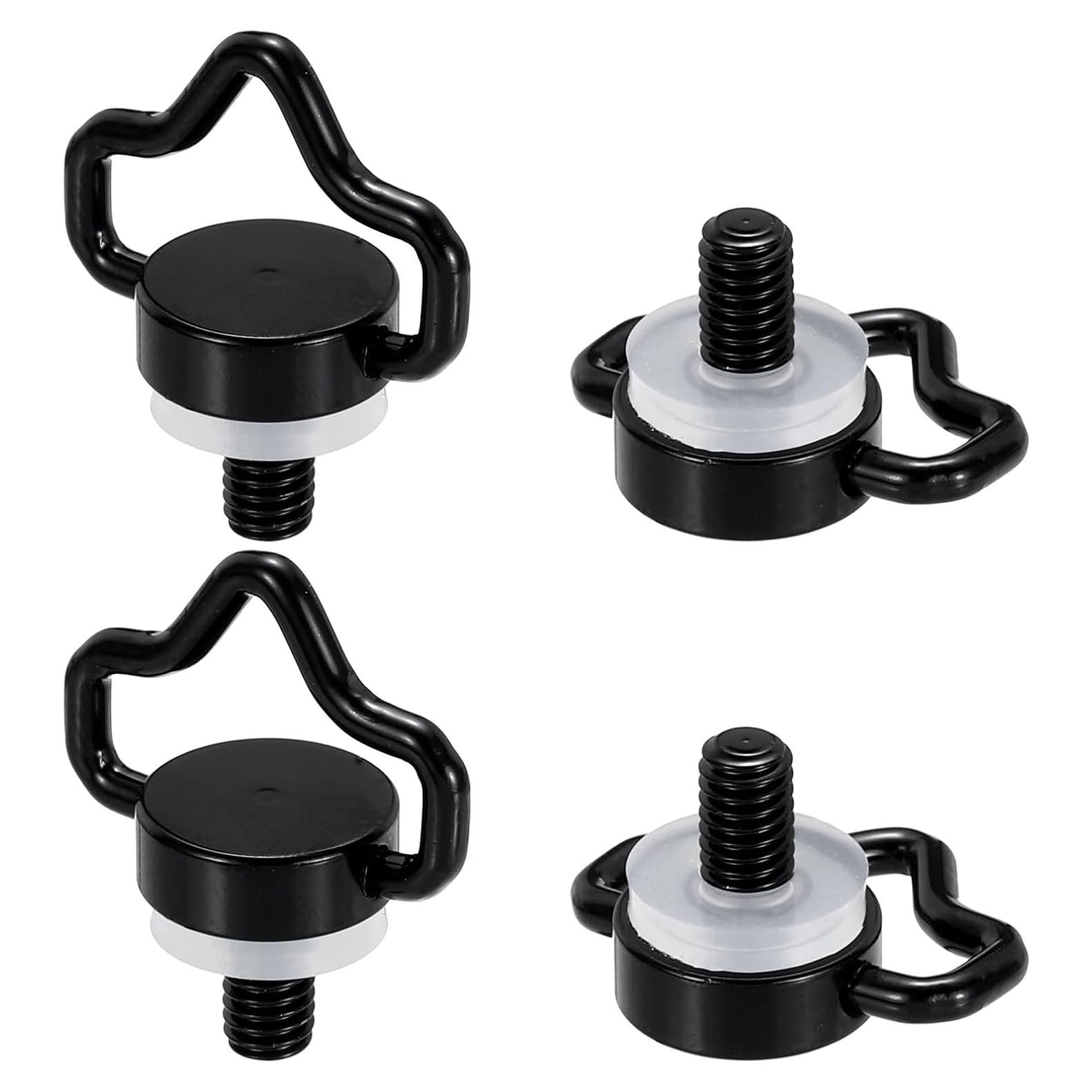 Tornillo en D Acero Inoxidable PATIKIL 4 Pcs 23 mm Negro