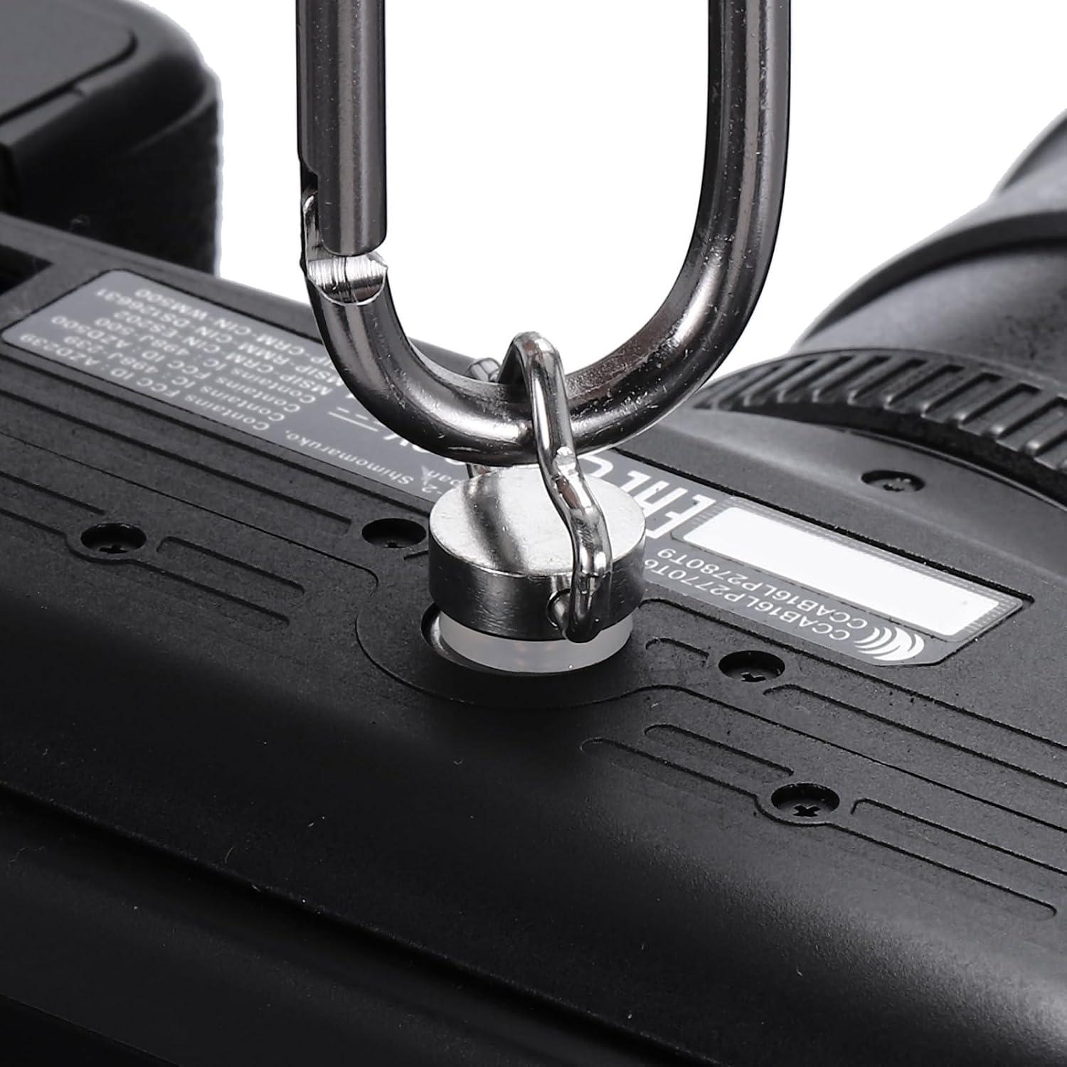 Tornillo en D Acero Inoxidable PATIKIL 4 Pcs 23 mm Negro