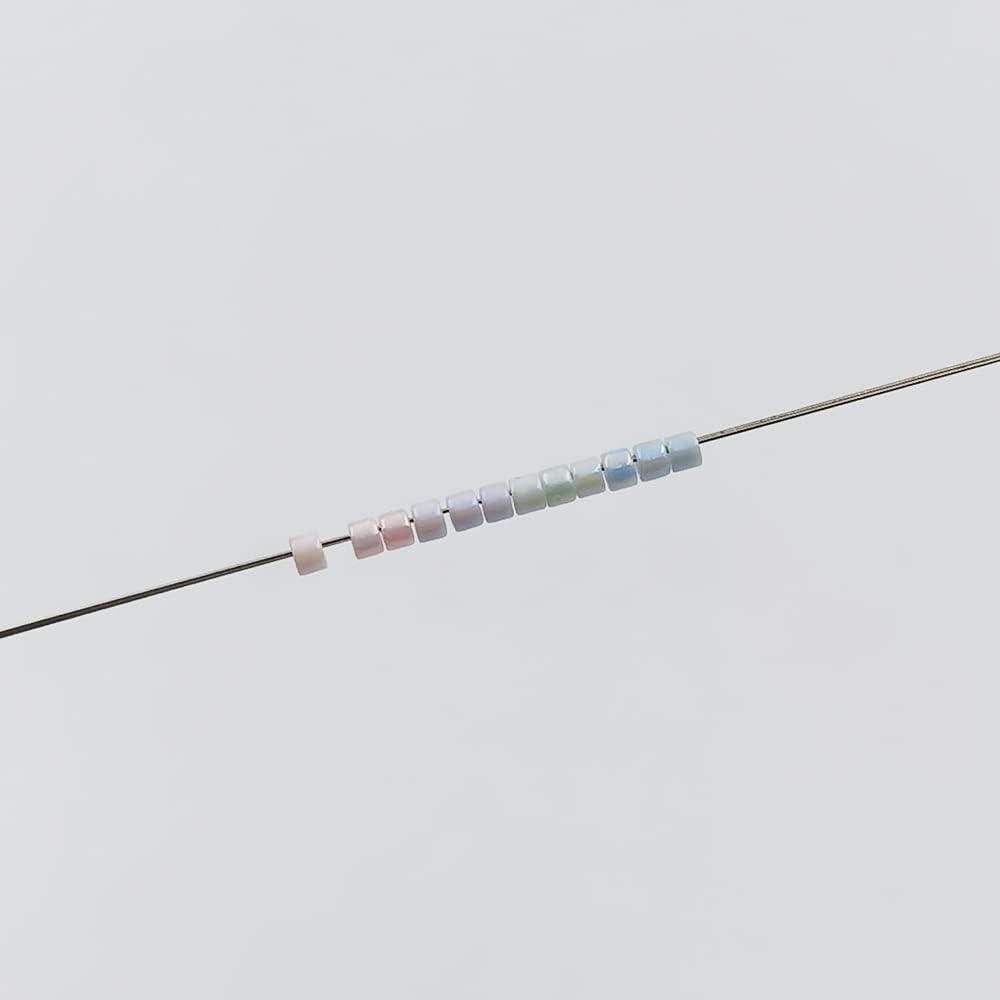 Cuentas de Vidrio Cilíndricas INSPIRELLE 80g 12/0 16 Colores Pastel