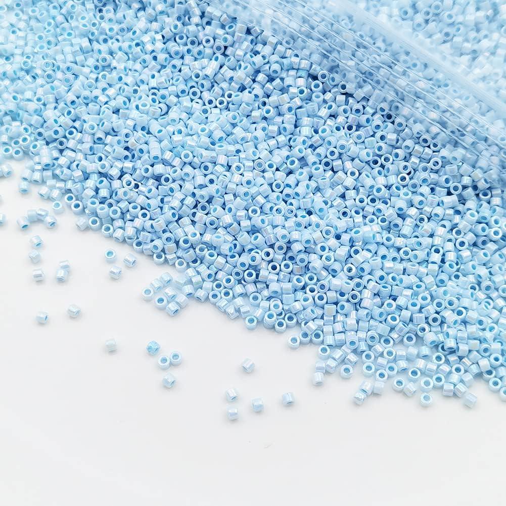 Cuentas de Vidrio Cilíndricas INSPIRELLE 80g 12/0 16 Colores Pastel