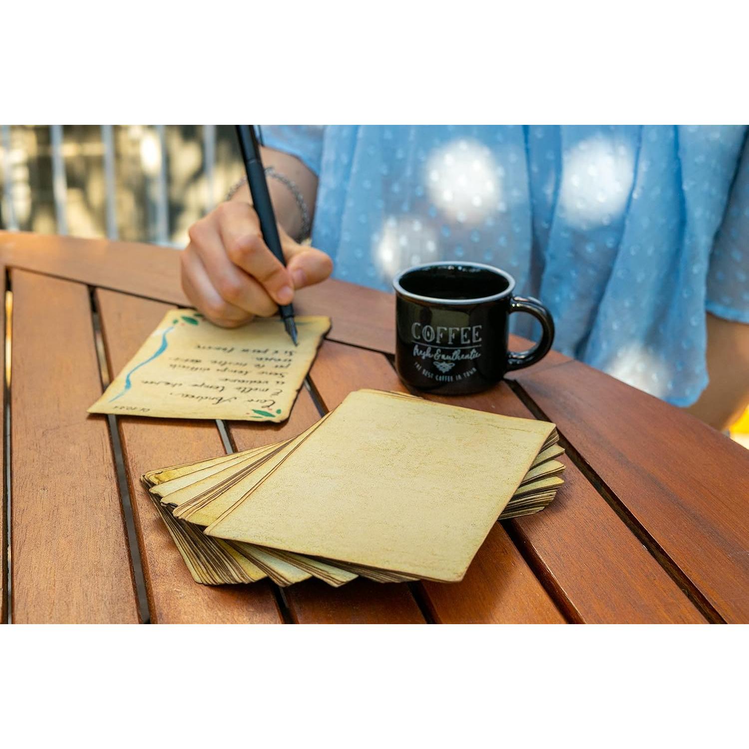 Tarjetas de Papel Hecho a Mano Wanderings 10.2x15.2cm - 50 Unidades