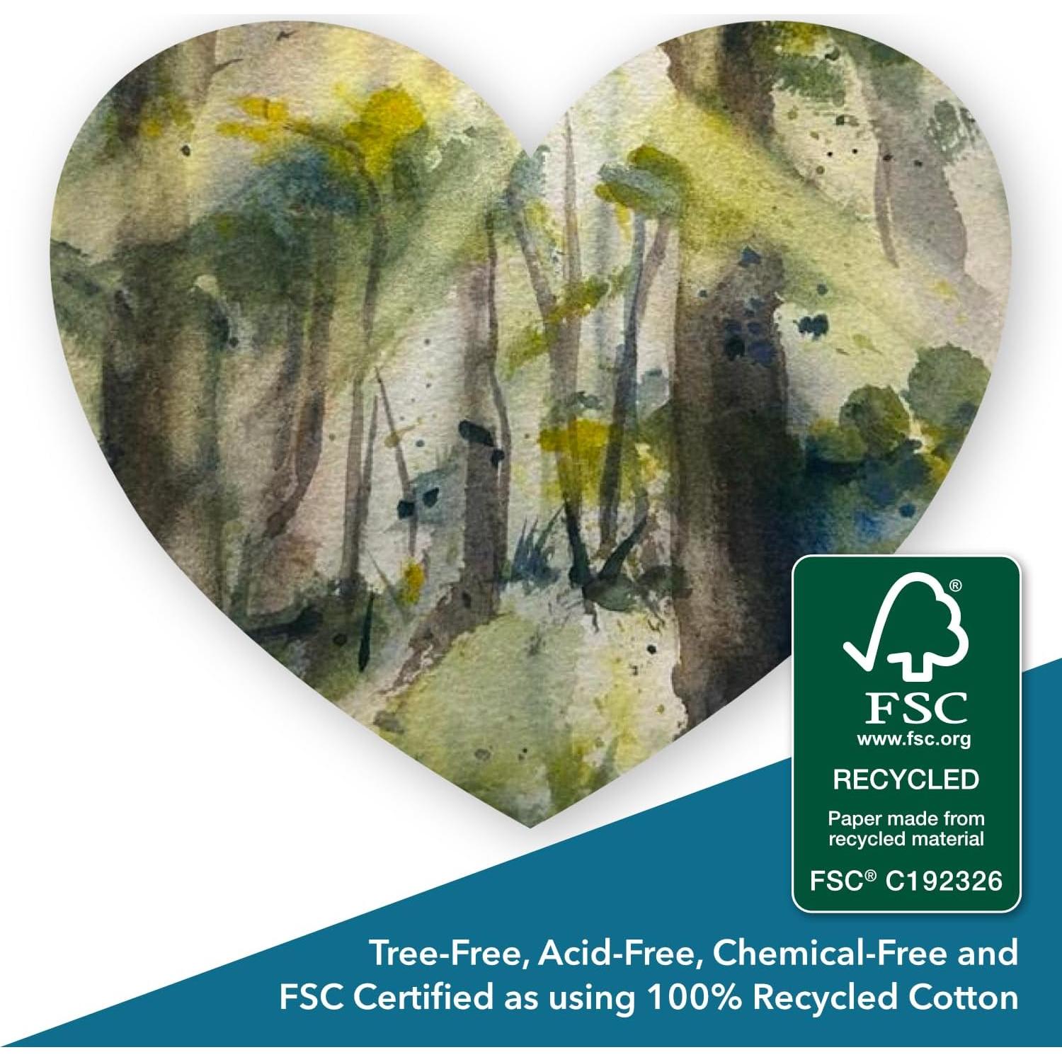 Tarjetas de Papel Hecho a Mano Wanderings 10.2x15.2cm - 50 Unidades