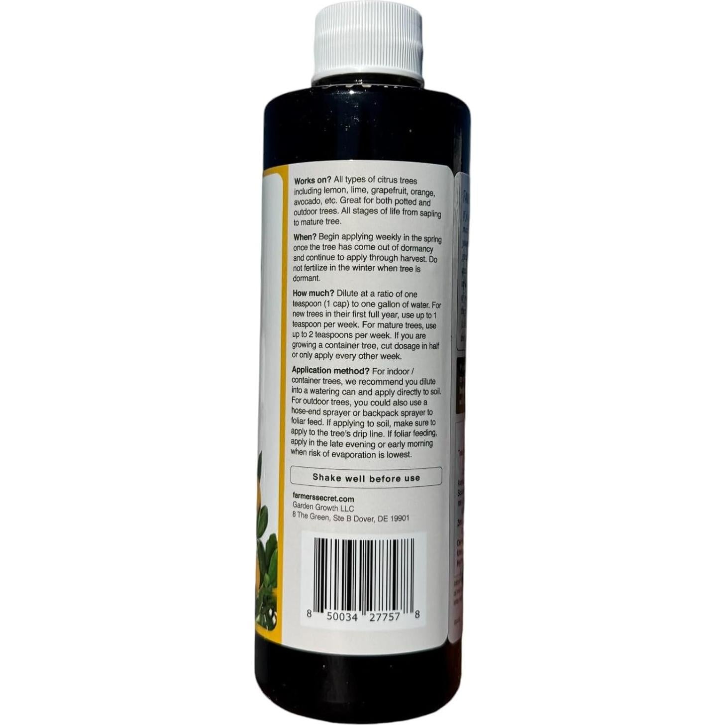 Fertilizante Super Concentrado para Árboles Cítricos Farmer's Secret 227g