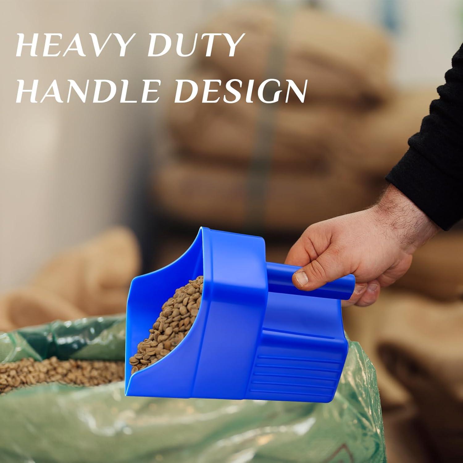 Cucharón de Plástico Baderke 6 Pcs 2L Azul con Medidas