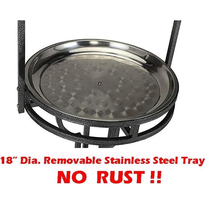 Perchero para Aves Mcage 49.5x46.5x170cm Hierro Forjado