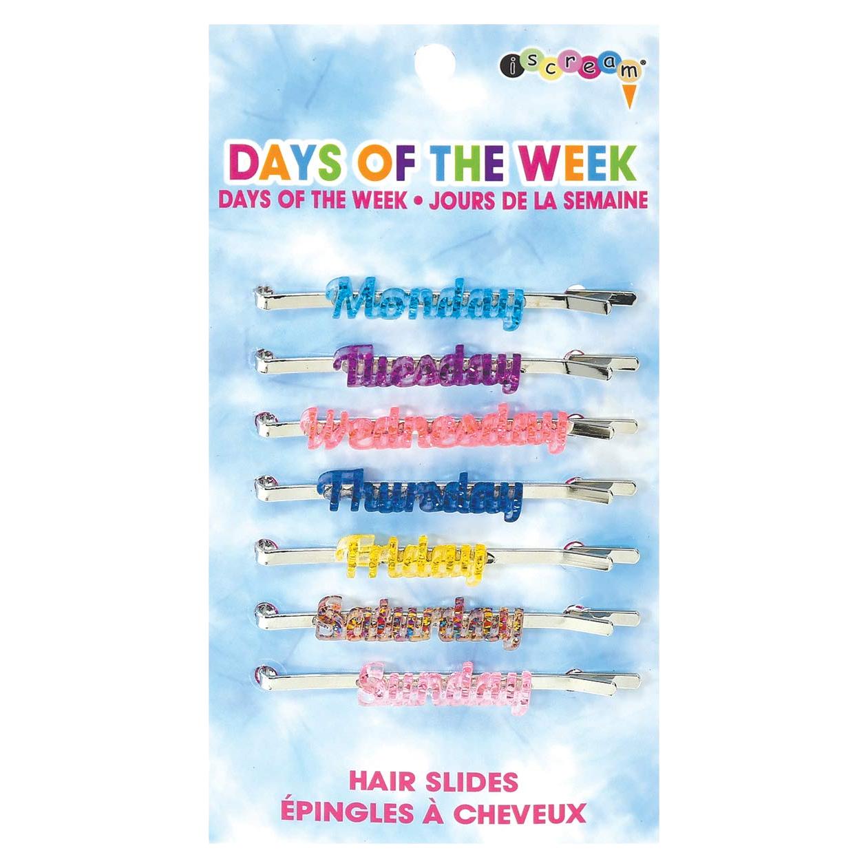 Conjunto de 7 Diademas Decoradas iscream Días de la Semana