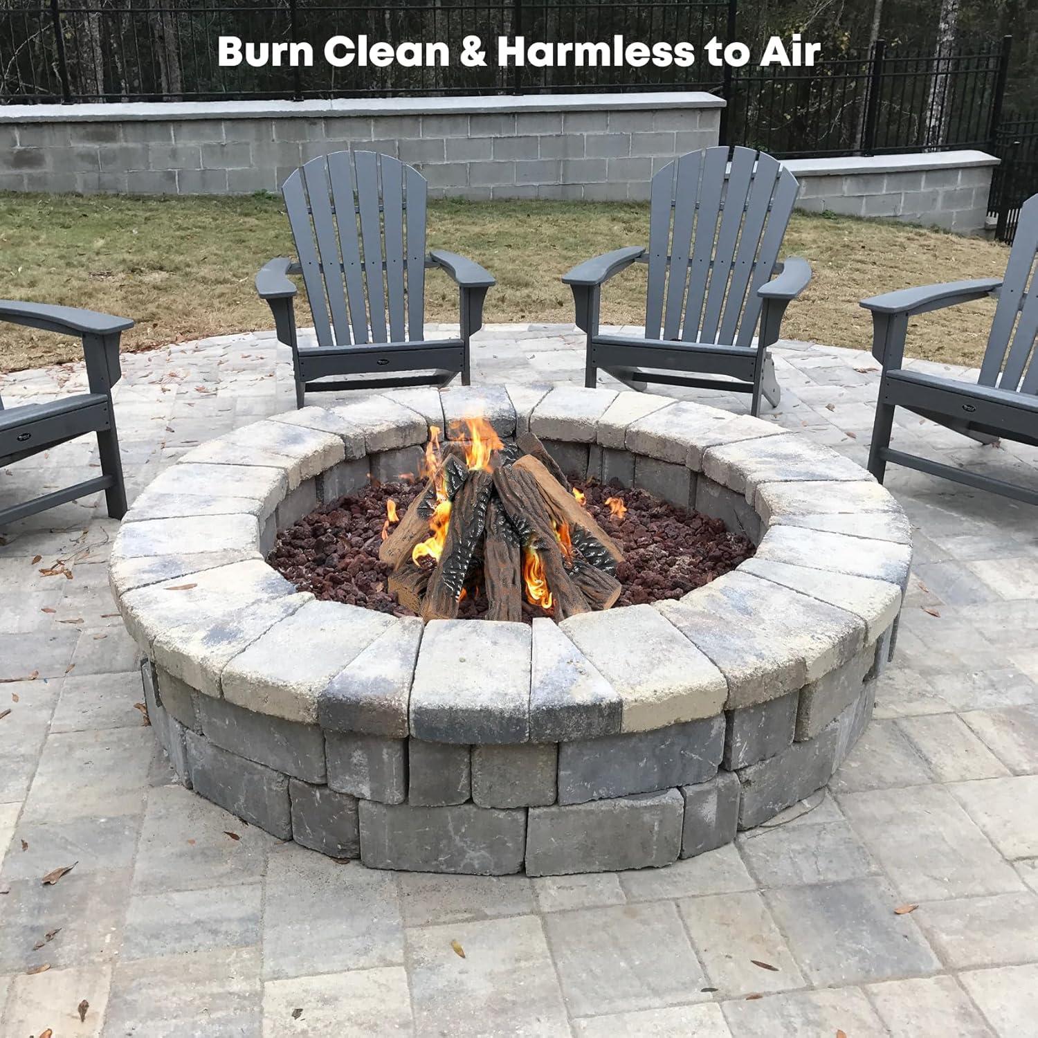 Registros de Cerámica para Chimenea Stanbroil, Juego de 10 Piezas