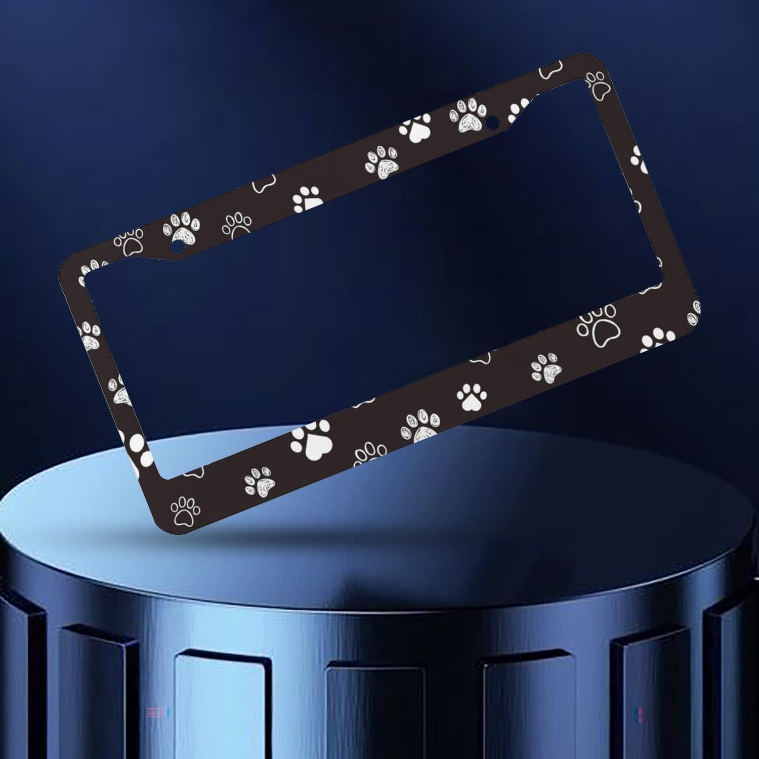 Marcos de Placa de Licencia TQFTPT - 2 Piezas Aluminio 16cm x 31cm