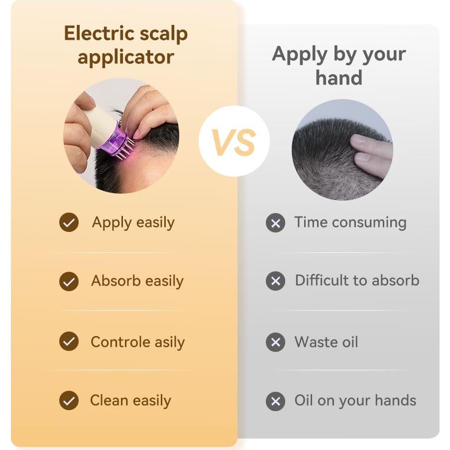 Aplicador Eléctrico de Aceite para Cabello Kimairay 2 en 1