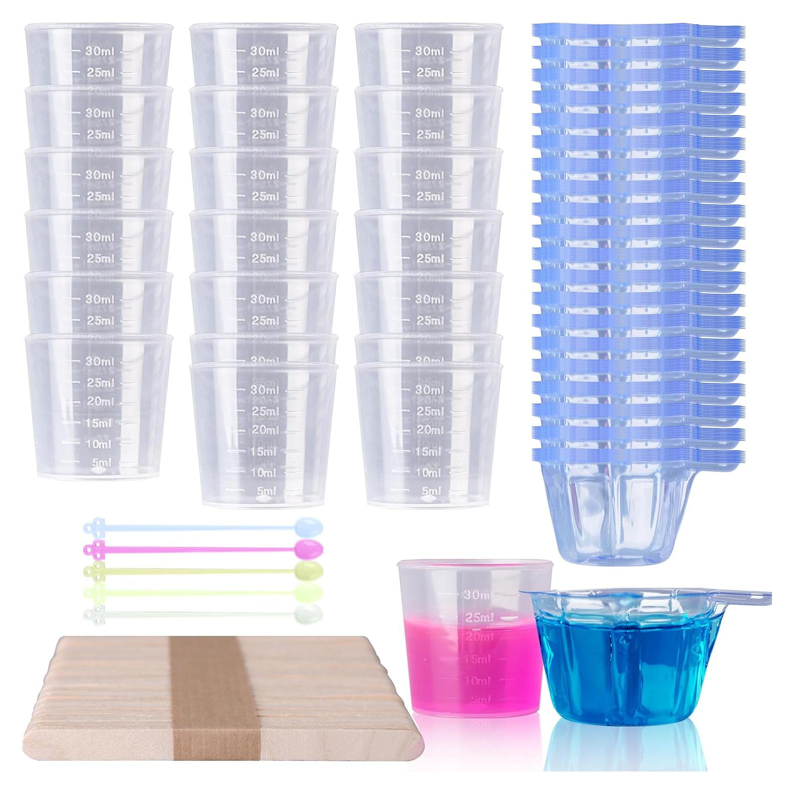 Kit de Tazas de Mezcla de Resina LET'S RESIN 200 Piezas 30ml