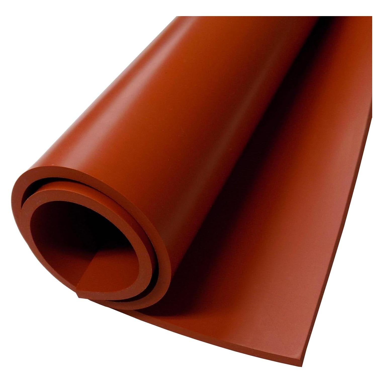 Hoja de Silicona Roja 60A 0.32x22.86x30.48 cm American Rubber