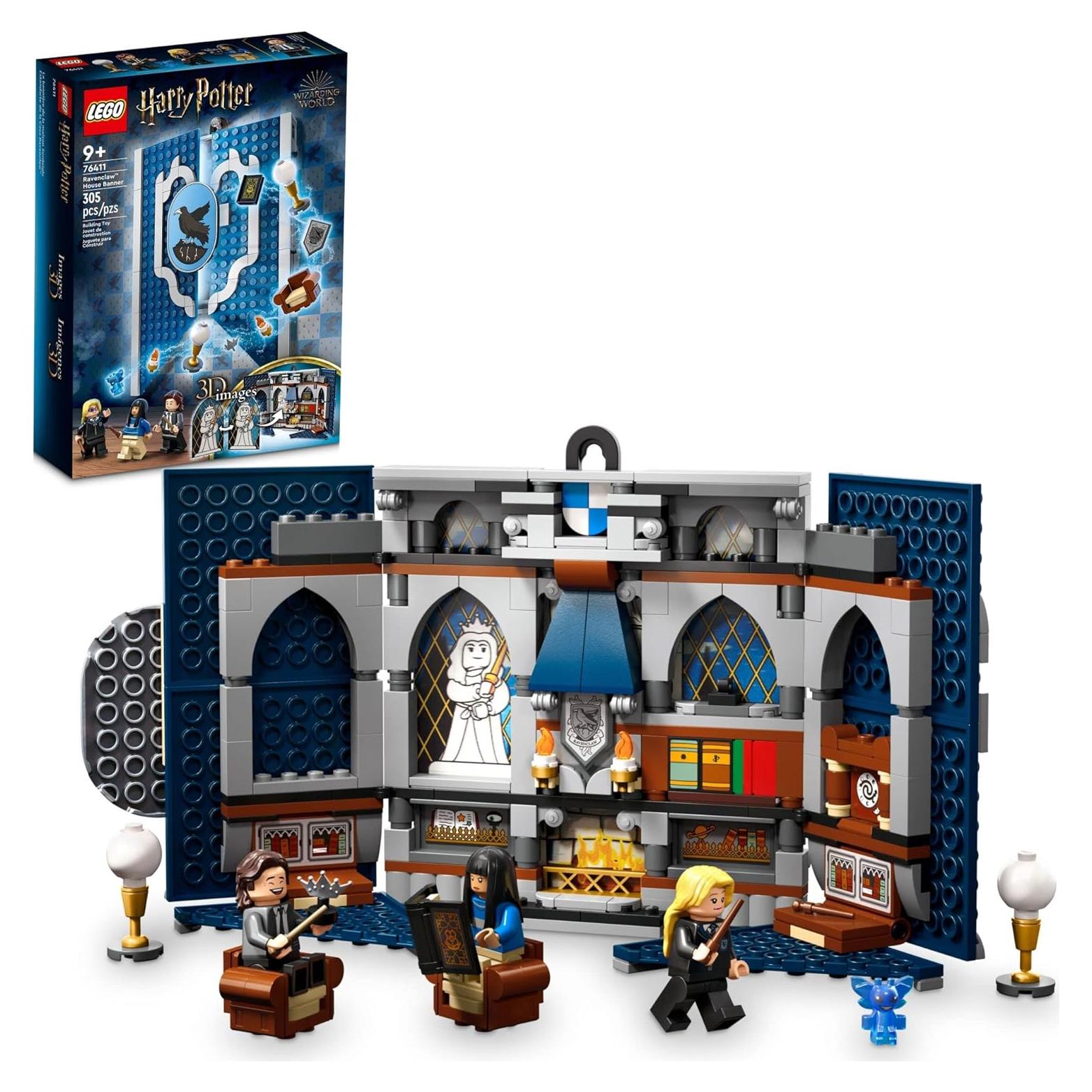 LEGO Harry Potter Estandarte Ravenclaw 76411 Decoración 3D