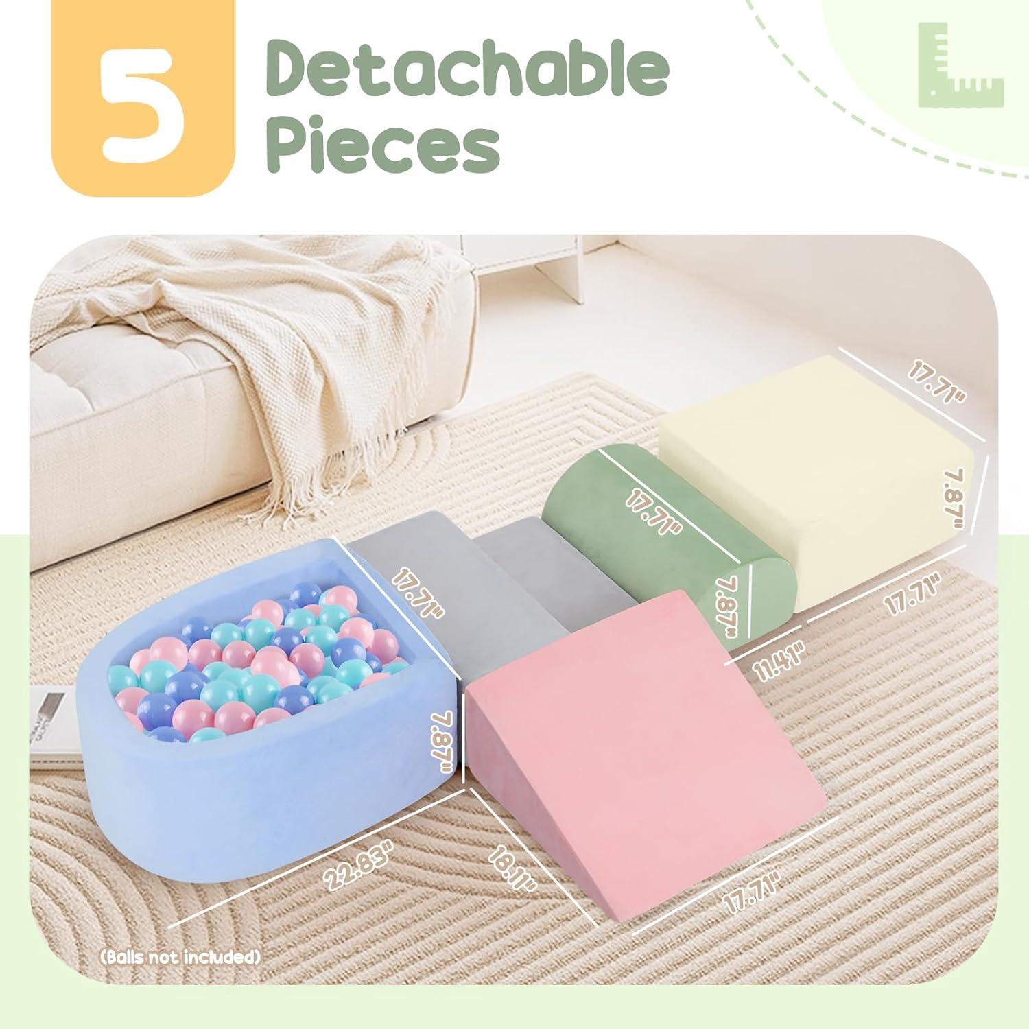 Bloques de Escalada de Espuma Whiffee para Niños 1-3 Años